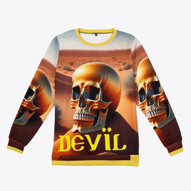 devil skull amazing design sweatshirt