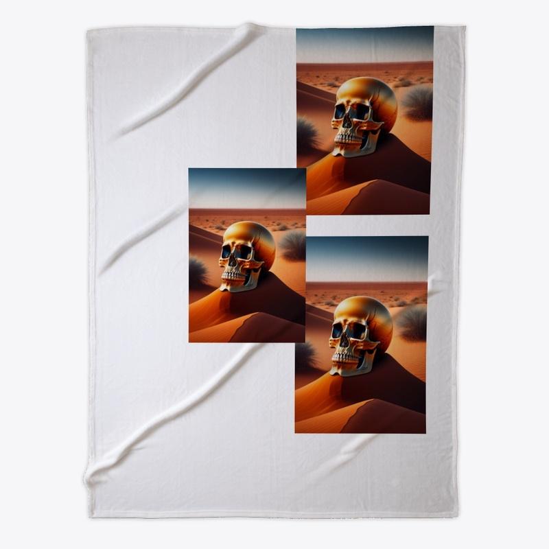 skull desert design